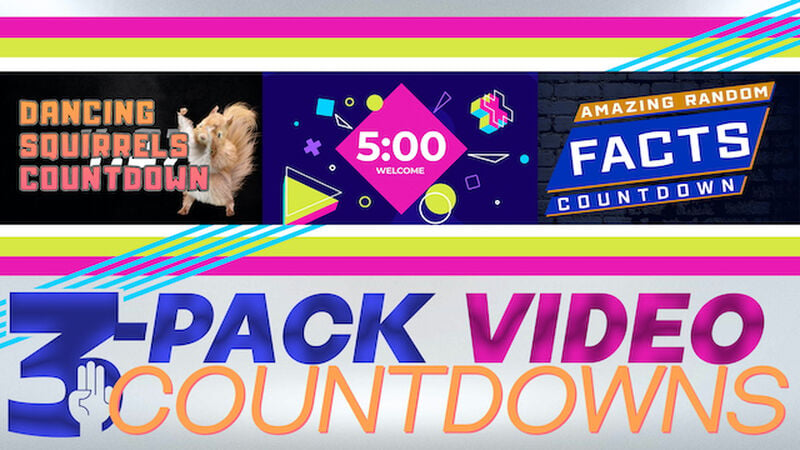 3-Pack Countdown Video Bundle